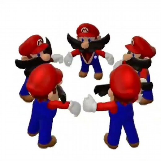 Happy Mario Circle Meme(32 Seconds) (Happy monkey circle)