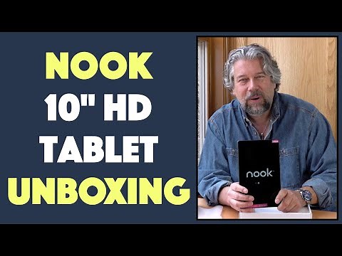 Barnes & Noble NOOK 10" HD Tablet -- UNBOXING!