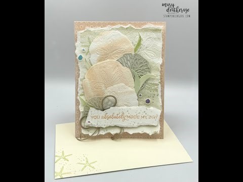 Stampin Up//Seaside Wishes//Country Lace DSP//Thank You Card//Sneak Peek//2024-2025 Annual Catalog