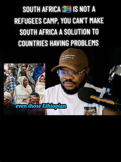 South Africa is not a refugees camp. #southafricatiktok🇿🇦 #africantiktok #refugees #viralvideo #africa