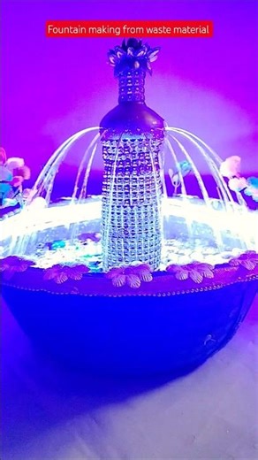 easy fountain making at home | easy fountain| simple fountain making at home #shorts