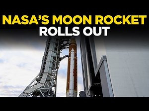 Artemis mission Live: NASA's mega-rocket begins painstaking crawl towards launch pad | World News