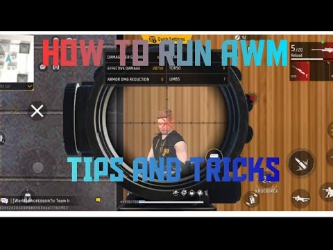 HOW TO RUN AWM PROFESSIONALLY | AWM Tips & Tricks | Free Fire AWM Secrets