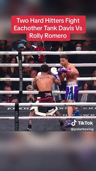 Two Hard Hitters Fight Eachother Tank Davis Vs Rolly Romero #gervontadavis #rollyromero #tankdavis #boxing