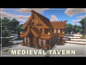 Minecraft: How to Build A Medieval Tavern and Inn