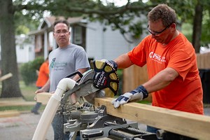 PSEG Employees Build Handicapped Ramp For Bay Shore Woman