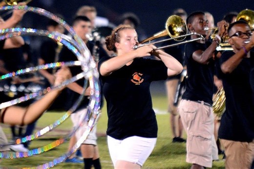 Chesterfield County Public Schools marching band exhibition features 10 high schools