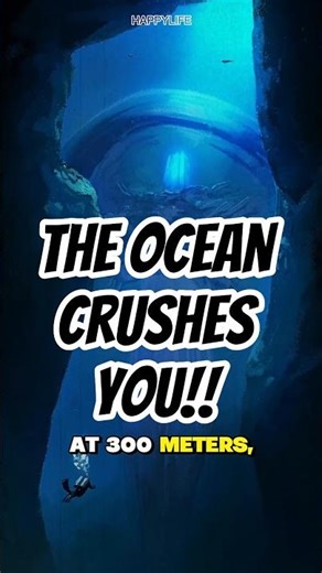 What Really Happens to the Human Body Under Deep Ocean Pressure #shorts #scienceshorts