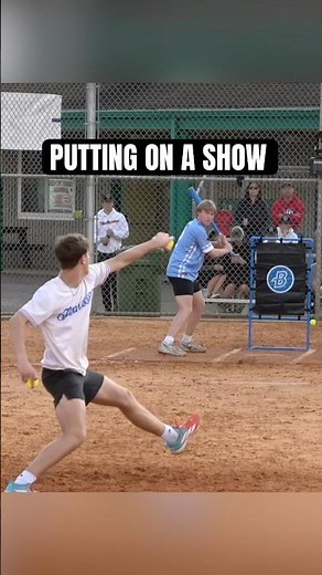 Pitcher’s locked in AND showing off 😤