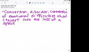 What is the difference between a conversion disorder and hypochondriasis? | Numerade