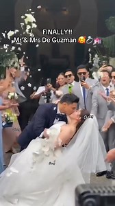 Finally mr & mrs De Guzman ❤️💍💒 #ShairaDiaz #EdgarAllanGuzman #wedding #congrats | Cherry Fel Moso