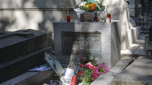 Jim Morrison bust stolen from Doors singer’s Paris grave in the ‘80s has finally been recovered