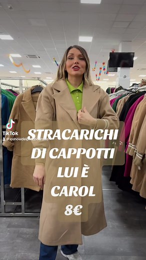 11K views · 38 reactions | Cappotto Carol saldi 8€Gia online qui www.lsdp-shop.itIn sede gia disponibili | Lo Show Dei Prezzi Cardito | Facebook