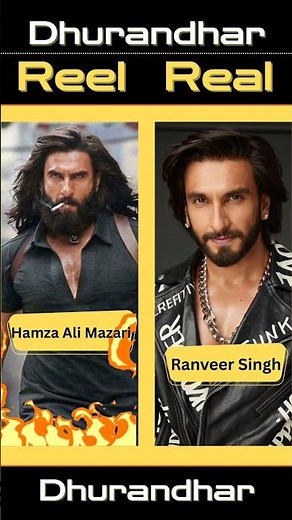 Dhurandhar Movie Cast: Reel vs Real Life | Unbelievable Transformations! 🔥 #ranveersingh #sanjubaba
