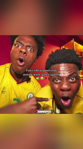 Temu ishowspeed ends stream with “GREEN APPLES🍏” #ishowspeed#irl#zimbabwe#fyp##stream