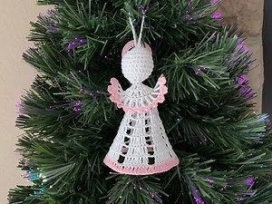 Cómo tejer un pequeño ángel paso a paso - tutorial #5