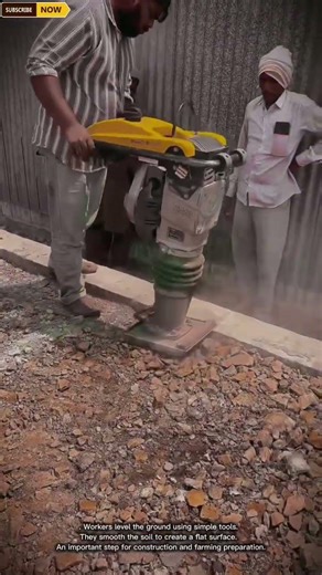 Efficient Land Leveling Process Using Simple Tools for Construction and Farming