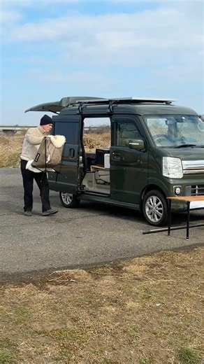 World’s Smallest Camper Van Upgrade 🚐🔥 | DIY Off-Grid Fix #shorts