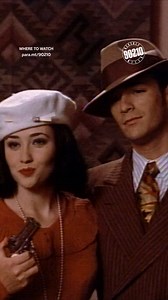 Bonnie and Clyde for the cutest couple costume! #beverlyhills90210 Now Streaming on Paramount | Beverly Hills 90210