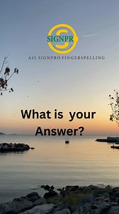 The most important word in the USA. Read it fast! 🦅 | ASL SignPro Fingerspelling