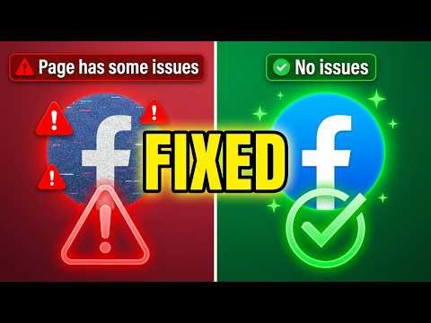 Facebook Profile Has Some Issues? Fix It Now (Works for Page Also) 👉