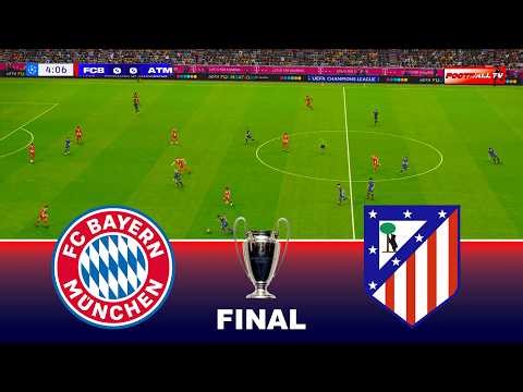 Bayern Munich vs Atletico Madrid - UEFA Champions League 2026 Final | UCL Match | Pes 21 Gameplay