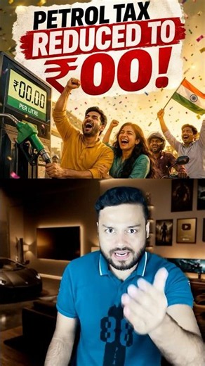 ₹00 Petrol Tax! Big WIN For Indians! Latest Petrol Fuel Tax - Indians Want More Discount #shorts