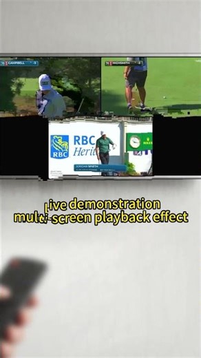 ESPN+ Multiview Multi-screen display effect
