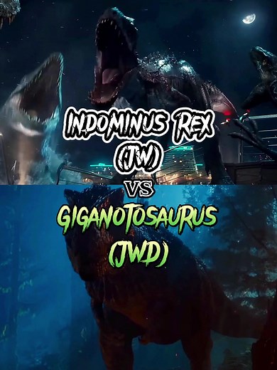 Indominus Rex vs Giganotosaurus: Ultimate Dino Showdown