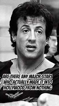 Are There Any Major Stars Who Actually Made It Into Hollywood From Nothing #shorts