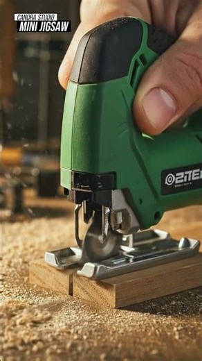 Precision Wood Cutting with Electric Jigsaw | Satisfying Carpentry Close-Up