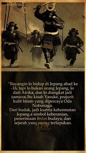 2.2K views · 17 reactions | Samurai Afrika Guncang Jepang! ️ Yasuke, samurai Afrika abad 16, layani Nobunaga! Kisah epik budaya. Comment "RESPECT"!  #Yasuke | DW Myth & Fact | Facebook