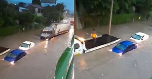 VIDEO: ¡Chiapas bajo el agua! Fuertes lluvias provocan inundaciones y caos vehicular en Tuxtla