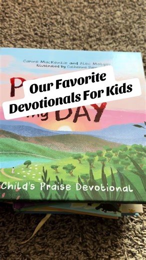 Devotionals are great way to start or end your day. Here are a few of our favorite kid devotionals! #homeschool #homeschooling #homeschoolers #homeschoolersoftiktok #childrensbook #kidsbook #kidsbooks #kidsbooktok #faith #christianhomeschool @Tommy Nelson Books @Louie Giglio @levi lusko #devotions #devotionsforkids #kiddevotional
