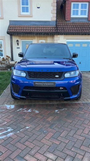 🚀 Range Rover Sport SVR 🔵 Estoril Blue is the iconic colour for the SVR. This particular vehicle has been in our care for a number of years now with fresh ceramic coating applied every year. 🤝🏻 #rangerover #rangeroversport #svr #rangeroversvr #rangeroversportsvr #detailersofinstagram #detailingworld #detailing #carvaleting #carsofinstagram #valeting #deepclean | Prestige Automotive Detailing
