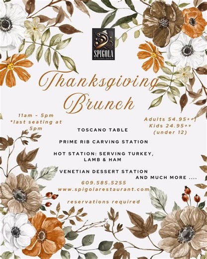 56 reactions | 旅✨ Celebrate Thanksgiving in style at Spigola! Enjoy a...
