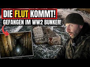 😱 Trapped in a flooded WW2 bunker… the water kept rising!