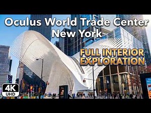 The Oculus Underground Mall | 4K New York City #oculus #nyc #manhattan #4k #newyork