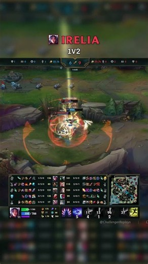 Irelia 1V2 | KR Challenger Patch 26.15 #shorts