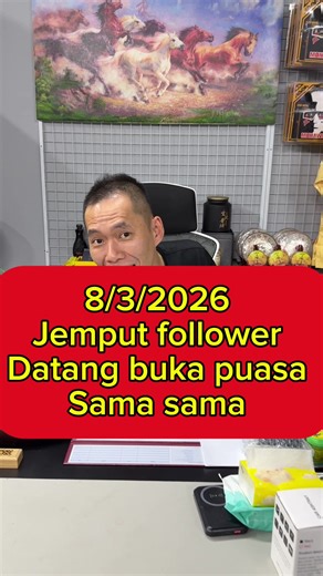 08/03/2026 pukul 7:30pm jemput follower datang (Waze Soundstream shah alam )buka puasa sama sama #bukapuasa #puasa #bosslansi