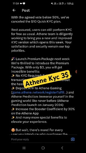 4 comments | ATHENE NETWORK 580de0d8094a Join Binance Through my refferal and Get Up to $100 Joining Balance https://www.binance.info/en/activity/referral-entry/CPA?ref=CPA_00LD8340ZL Join Here Wallet through out our link and get 1 Hot Coin and Start Mining t.me/herewalletbot/app?startapp=1461145 Join Our Crypto Master Telegram Group. https://t.me/officialcryptoMasters #cryptocurrency #cryptonews #cryptotrading #bitcoin #ethereum | Crypto Master | Facebook