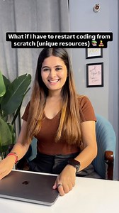 Unique Resources 📚♥️SAVE, Share & Like ☀️ What if I have to restart coding from scratch! & follow @saumya1singh for more. I simplify career, job and getting into tech. 📚 . . . . [career, success, coding challenge, tips, earn in college, growth, jobs, internship,ai, leetcode] ✨✨ #tech #career #growth #study #ai #upskill #coding #trending #new #reel #explore #opportunity #peoplewhocode #booming #software #engineer #explorepage✨ #basics #school #codingislife #codingisfun #motivation #exam #succes