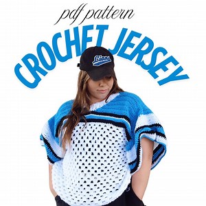 Crochet Football Jersey PDF Pattern: Customizable Team Colors - Etsy