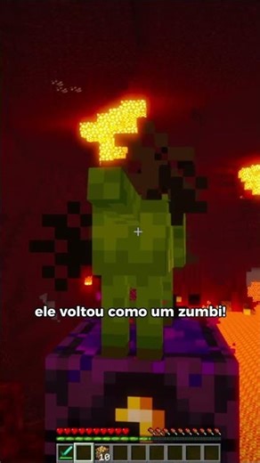 My dog ​​fell into the lava, so I performed the forbidden ritual! 😭💀 Minecraft