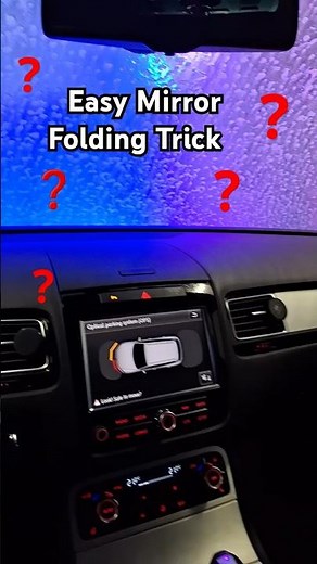 How to fold mirrors on Volkswagen #autoinfo
