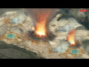 US Panic: Live footage of the Yellowstone magma explosion, after probing beneath Yellowstone volcano