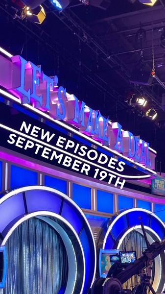 We are so excited to be back on set to film a new season of #LMAD. New episodes come out September 19th on CBS! | Let's Make A Deal