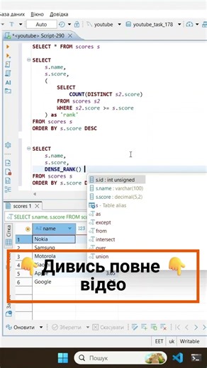 Вирішуємо 🟠 middle MySQL задачі #mysql #mysqltutorial #leetcode #leetcodesql #mysq #mysqldatabase