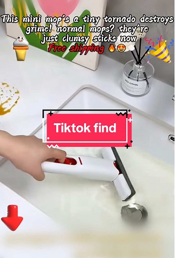 Easy clean less effort😉Click the cart to shop💕 #tiktokshop #kitchen #kitchenhacks #mop #kitchenware #kitchennightmares#mini #household #mop#goodthingstoshare#tiktok #fyp #tiktokmademebuyit#goodthing #lifehelper