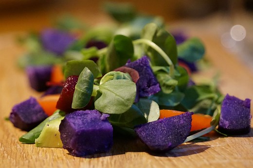 Buy blue, pink, purple and white potatoes online from The Potato Shop